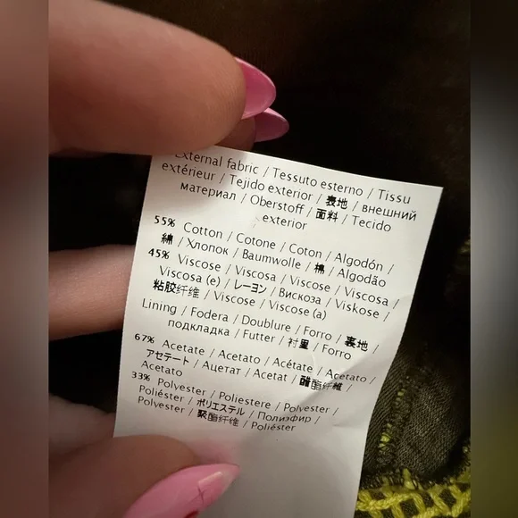 Missoni - Green Checkered Print Dress - Crossback Detail - size 6 - Beautiful - Picture 14 of 16